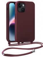 LUQ LUQ iPhone 13 Mini Hoesje Met Koord - Aubergine