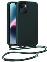 LUQ LUQ iPhone 13 Mini Hoesje Met Koord - Donkergroen