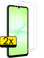 LUQ LUQ Samsung Galaxy A07 4G Screenprotector Glas - 2 PACK
