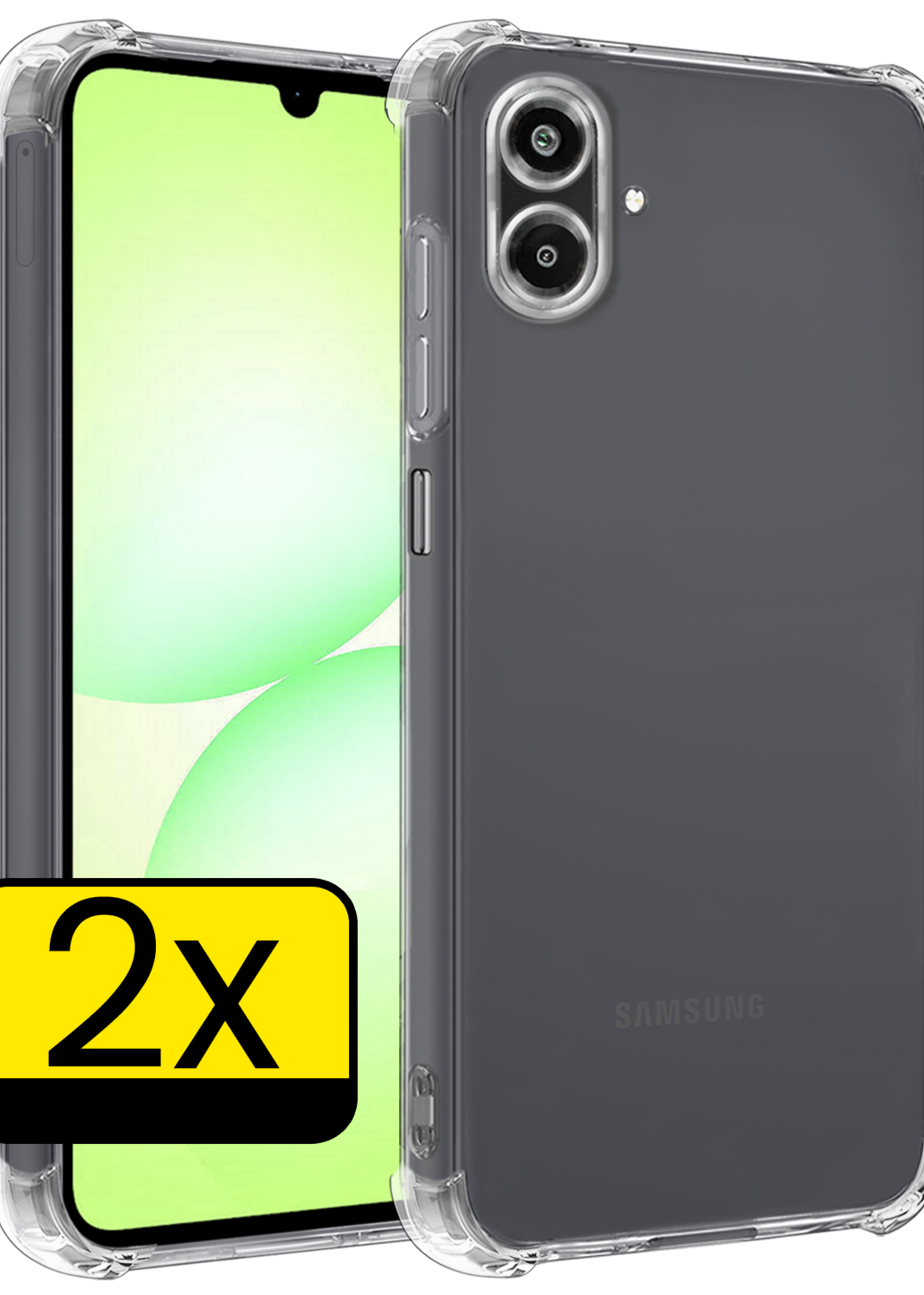 LUQ LUQ Samsung Galaxy A07 4G Hoesje Shockproof - Transparant - 2 PACK