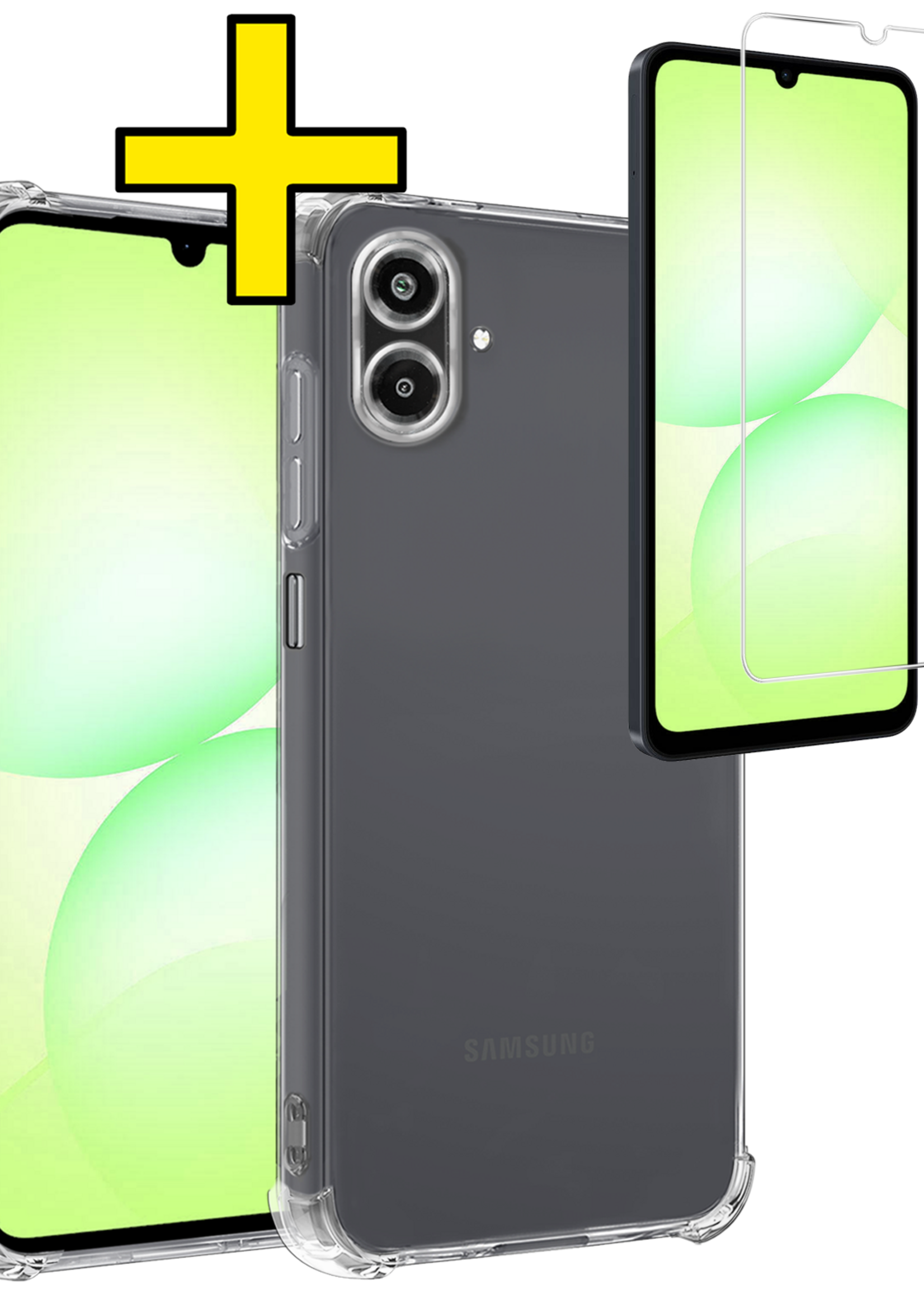 LUQ LUQ Samsung Galaxy A07 4G Hoesje Shockproof Met Screenprotector