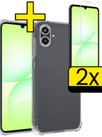 LUQ LUQ Samsung Galaxy A07 4G Hoesje Shockproof Met 2x Screenprotector