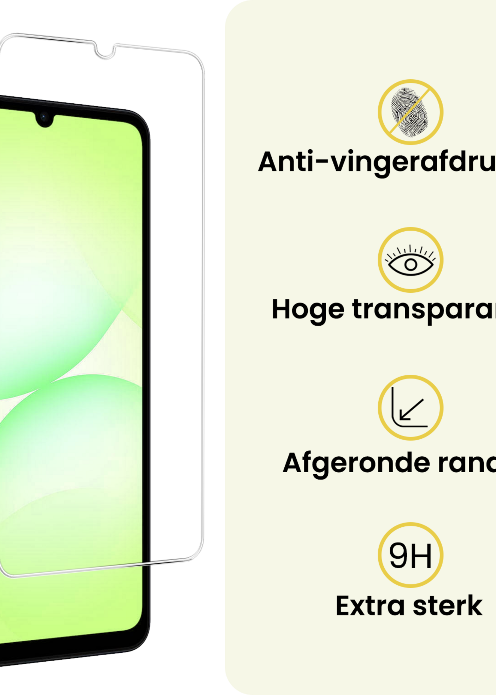 LUQ LUQ Samsung Galaxy A07 4G Hoesje Shockproof Met 2x Screenprotector