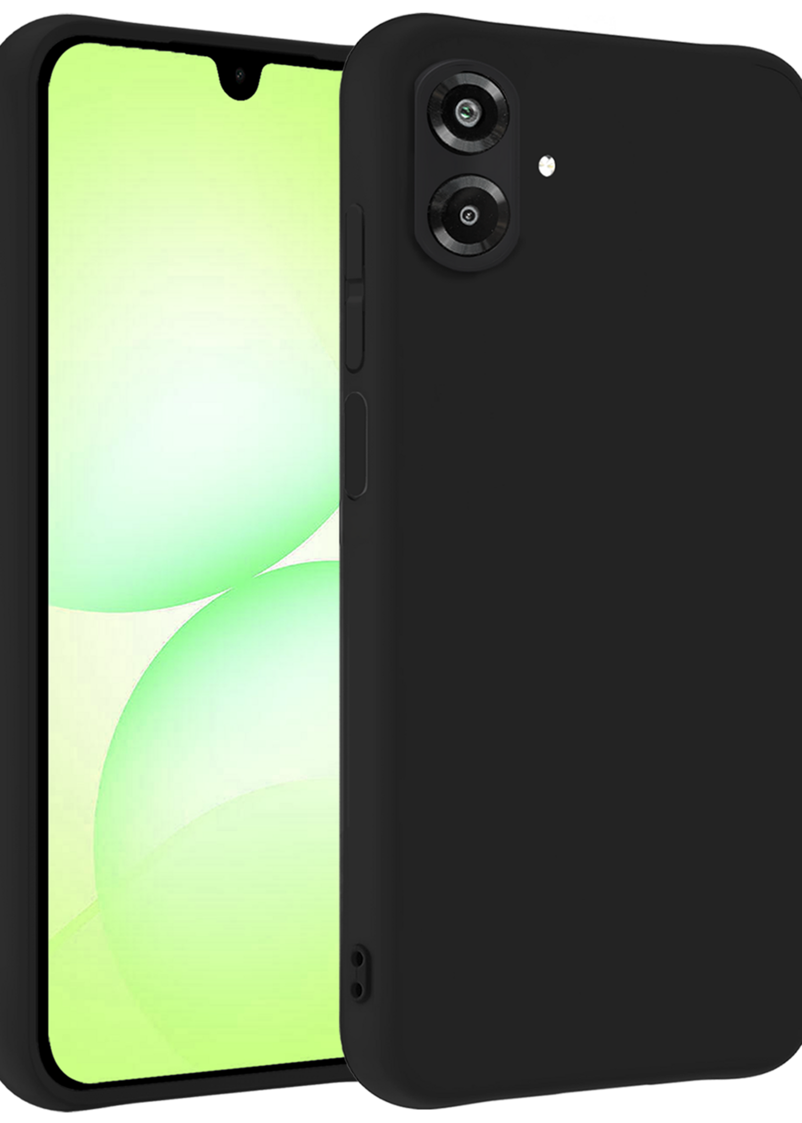 LUQ LUQ Samsung Galaxy A07 4G Hoesje Siliconen - Zwart