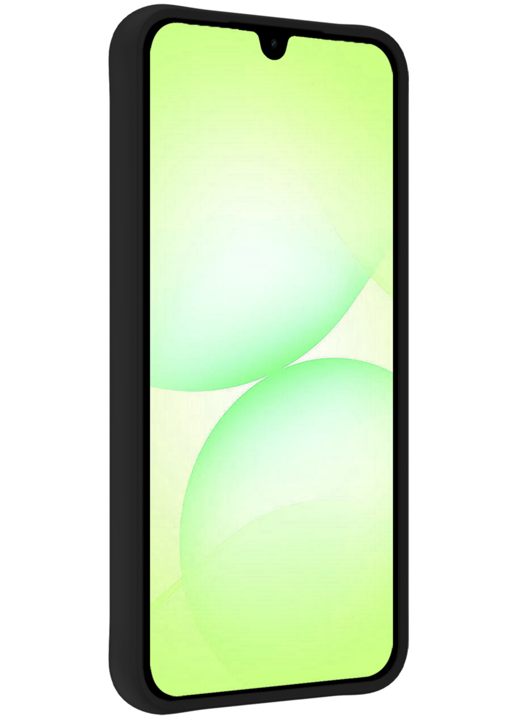 LUQ LUQ Samsung Galaxy A07 4G Hoesje Siliconen - Zwart