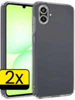 LUQ LUQ Samsung Galaxy A07 4G Hoesje Siliconen - Transparant - 2 PACK