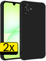 LUQ LUQ Samsung Galaxy A07 4G Hoesje Siliconen - Zwart - 2 PACK