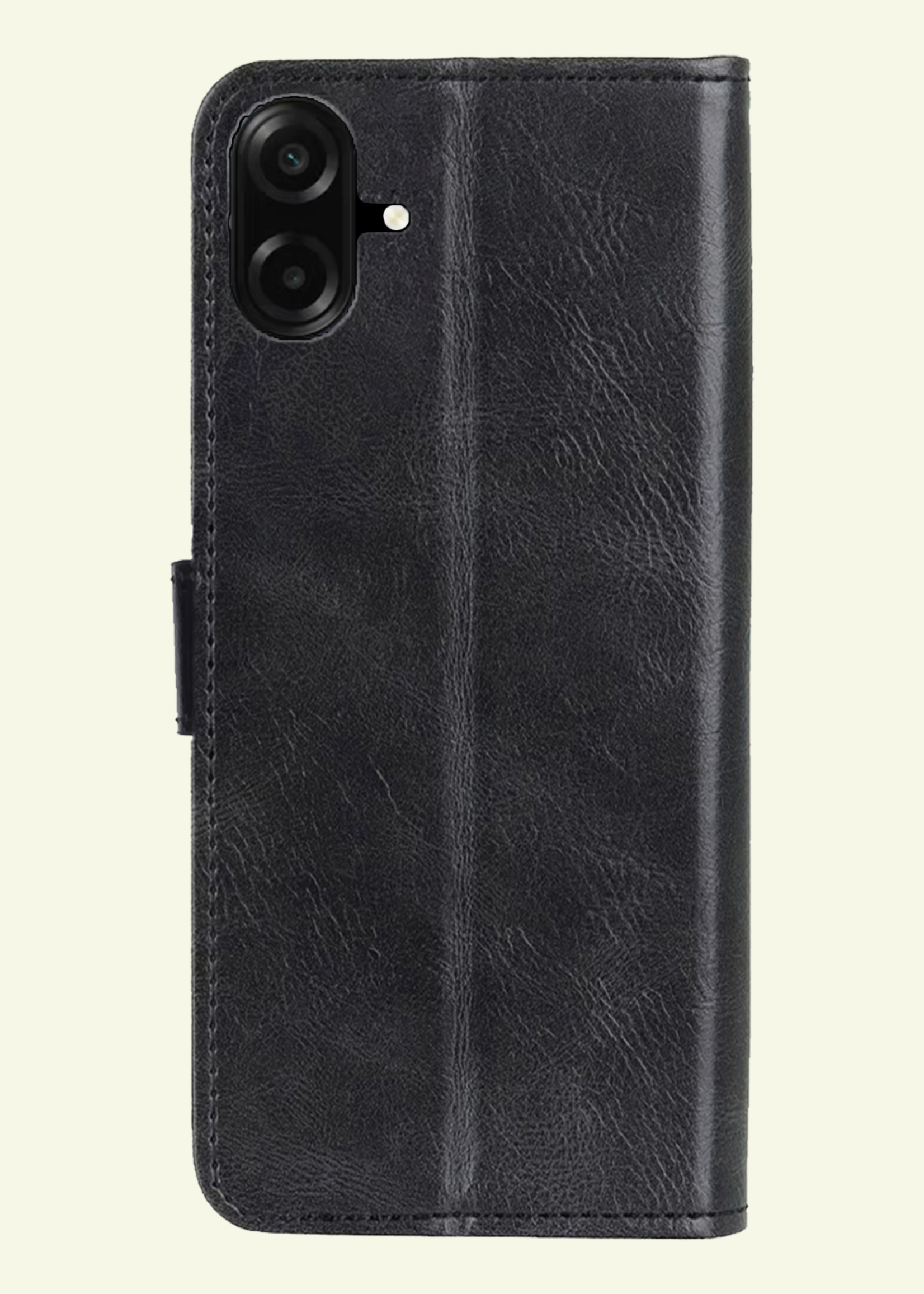 LUQ LUQ Samsung Galaxy A07 4G Hoesje Bookcase Met Screenprotector - Zwart