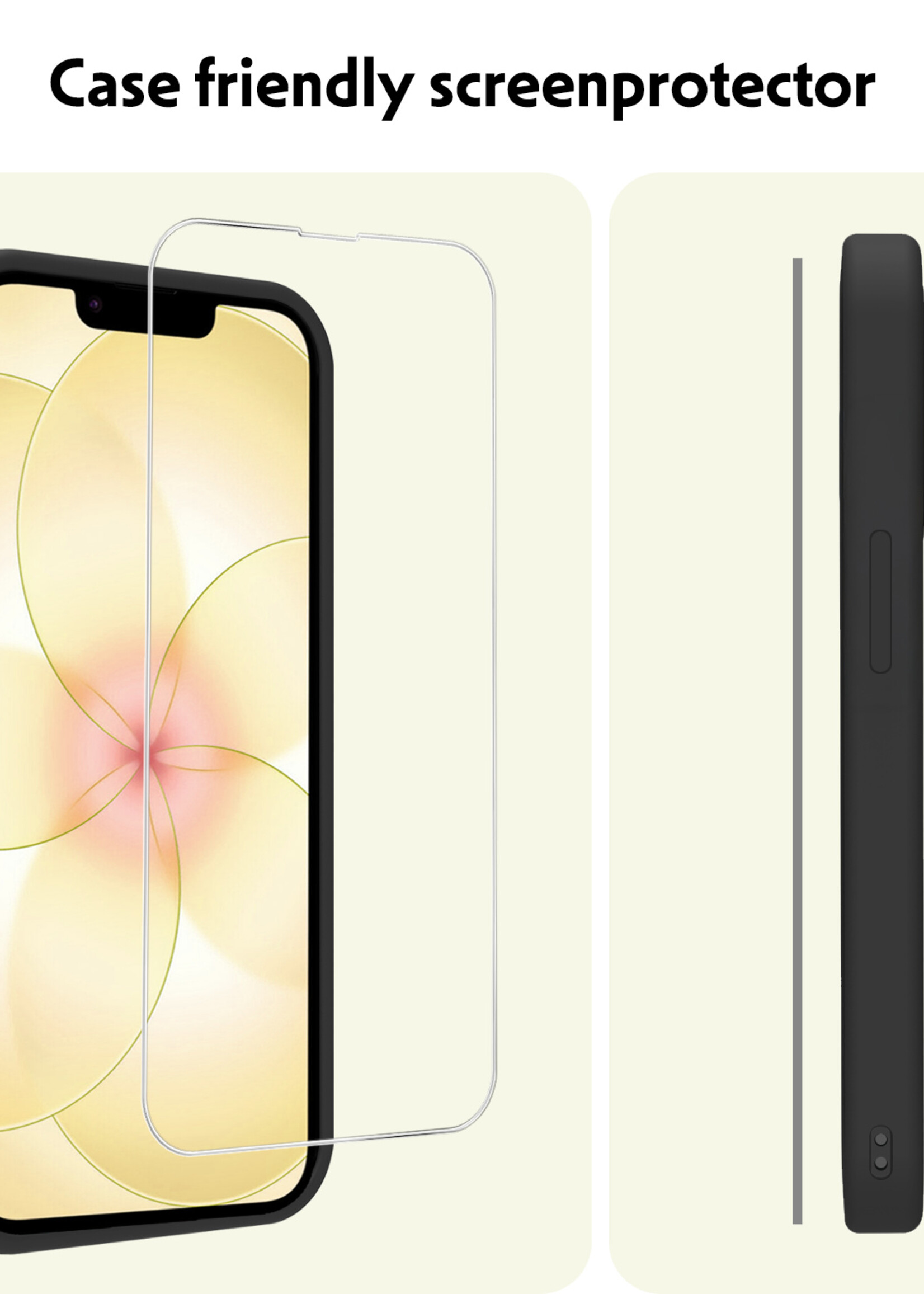 LUQ LUQ iPhone 17e Screenprotector Met Installatieframe - 3 PACK