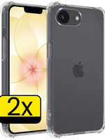 LUQ LUQ iPhone 17e Hoesje Shockproof - Transparant - 2 PACK