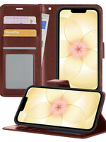 LUQ LUQ iPhone 17e Hoesje Bookcase - Bruin