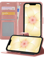 LUQ LUQ iPhone 17e Hoesje Bookcase - Rose Goud