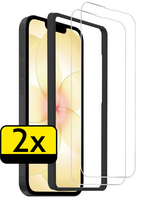 LUQ LUQ iPhone 17e Screenprotector Met Installatieframe - 2 PACK