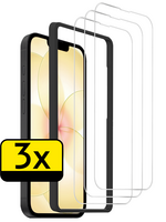 LUQ LUQ iPhone 17e Screenprotector Met Installatieframe - 3 PACK