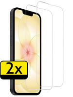 LUQ LUQ iPhone 17e Screenprotector Glas Met Dichte Notch - 2 PACK