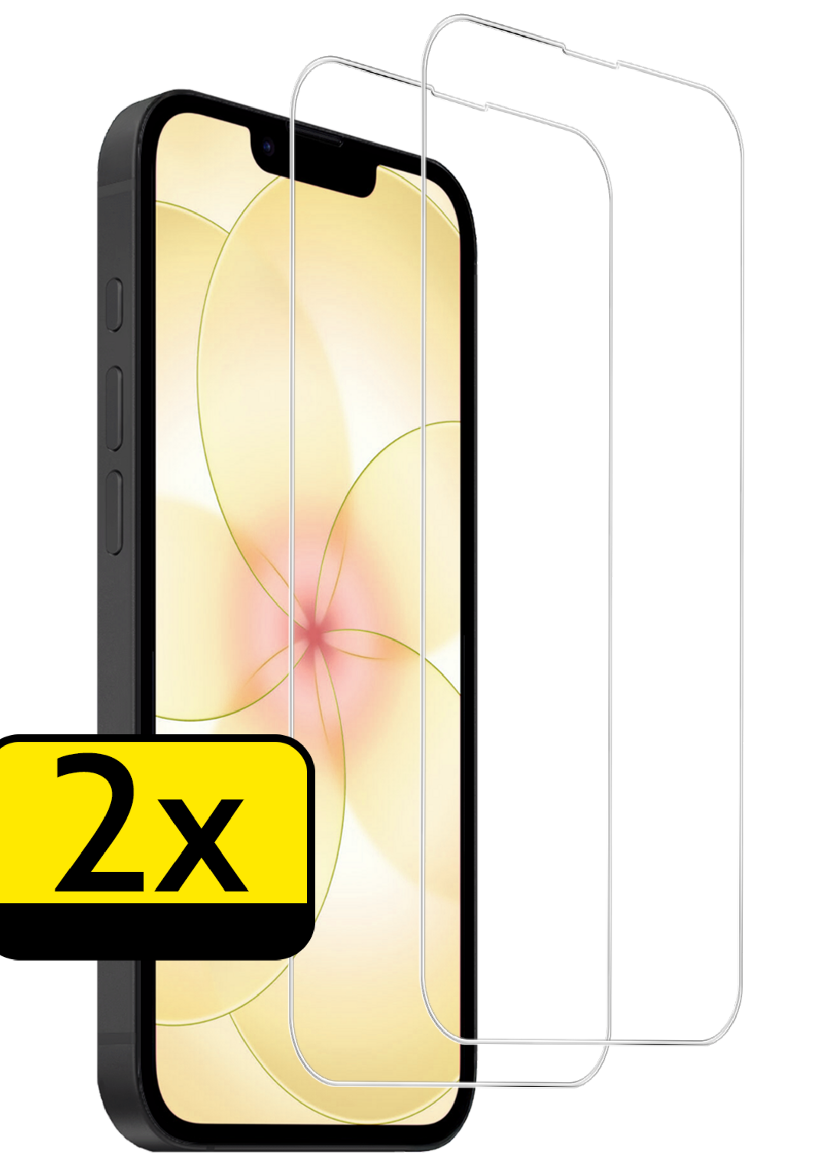 LUQ LUQ iPhone 17e Screenprotector Glas Met Dichte Notch - 2 PACK