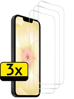 LUQ LUQ iPhone 17e Screenprotector Glas Met Dichte Notch - 3 PACK