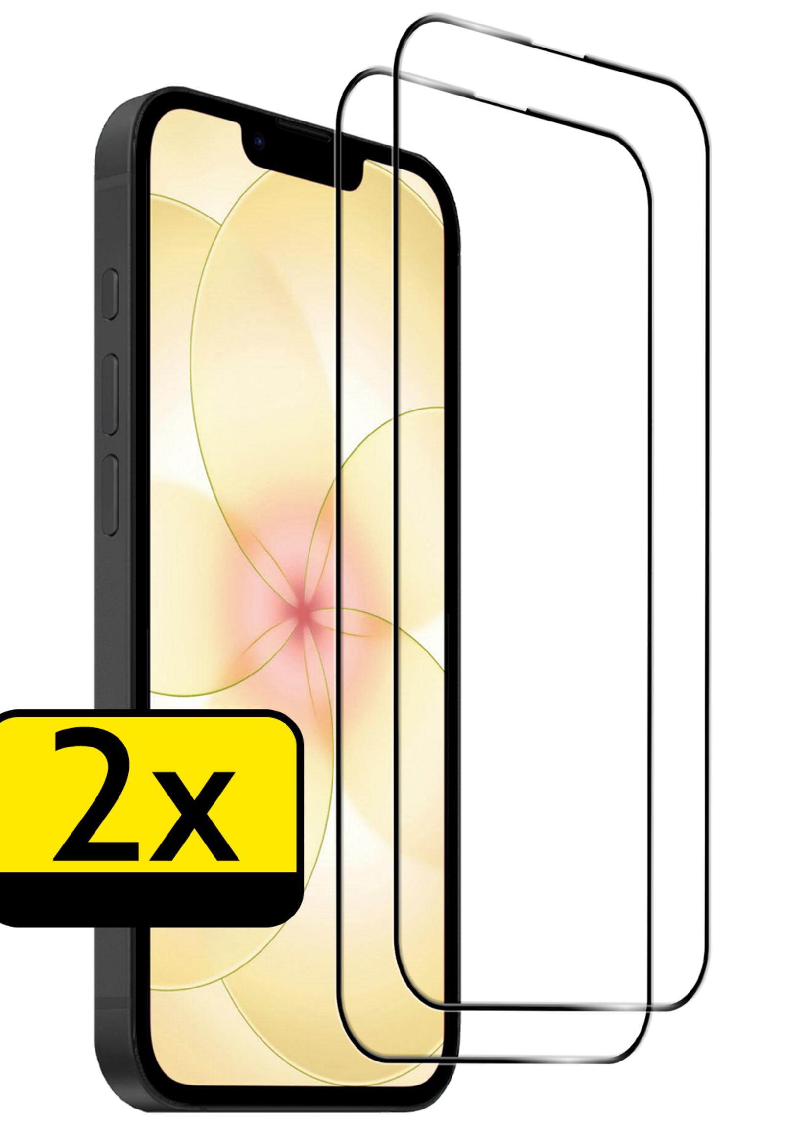LUQ LUQ iPhone 17e Screenprotector Glas Full Cover 2D - 2 PACK