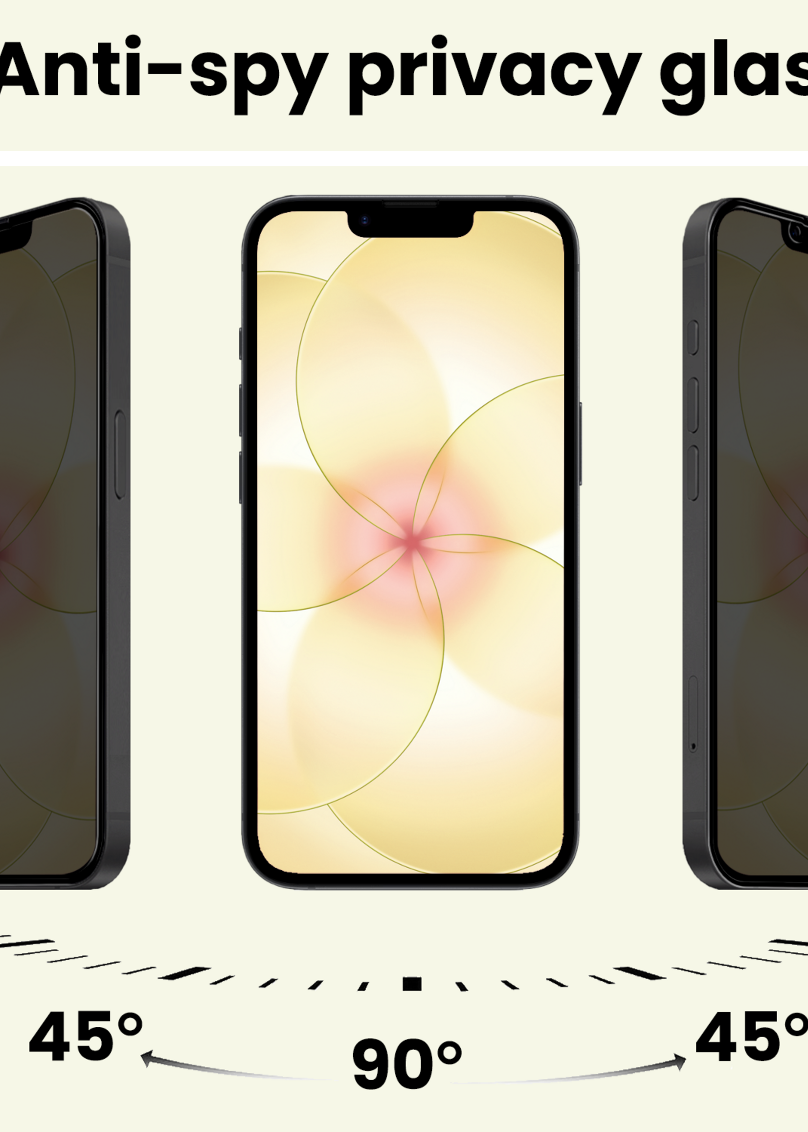LUQ LUQ iPhone 17e Screenprotector Glas Privacy