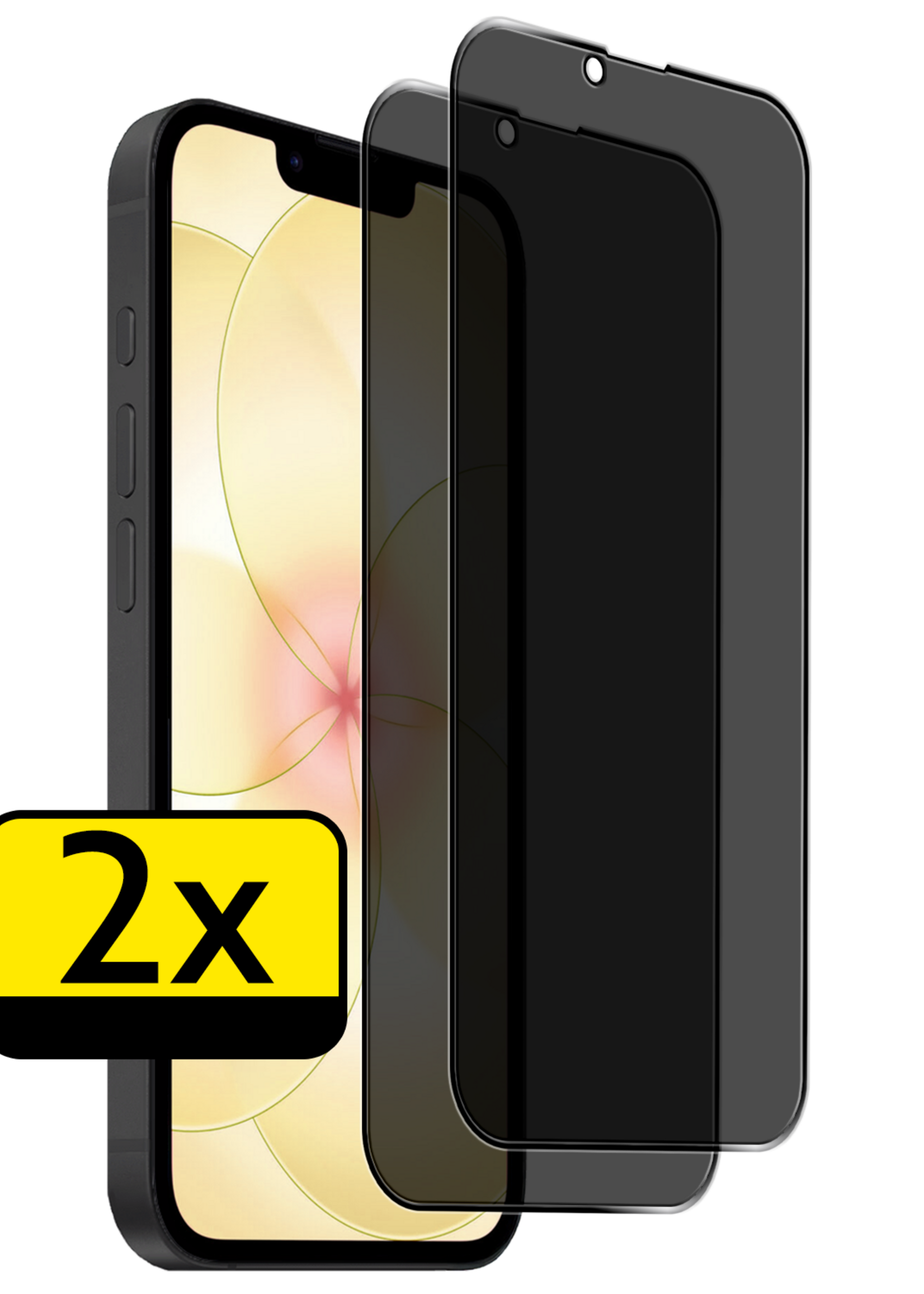 LUQ LUQ iPhone 17e Screenprotector Glas Privacy - 2 PACK