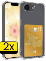 LUQ LUQ iPhone 17e Hoesje Pashouder - 2 PACK