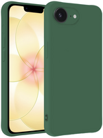 LUQ LUQ iPhone 17e Hoesje Siliconen - Donkergroen