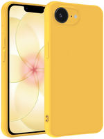 LUQ LUQ iPhone 17e Hoesje Siliconen - Geel