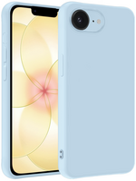 LUQ LUQ iPhone 17e Hoesje Siliconen - Lichtblauw