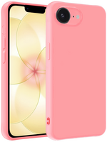 LUQ LUQ iPhone 17e Hoesje Siliconen - Lichtroze
