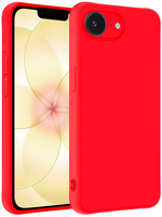 LUQ LUQ iPhone 17e Hoesje Siliconen - Rood
