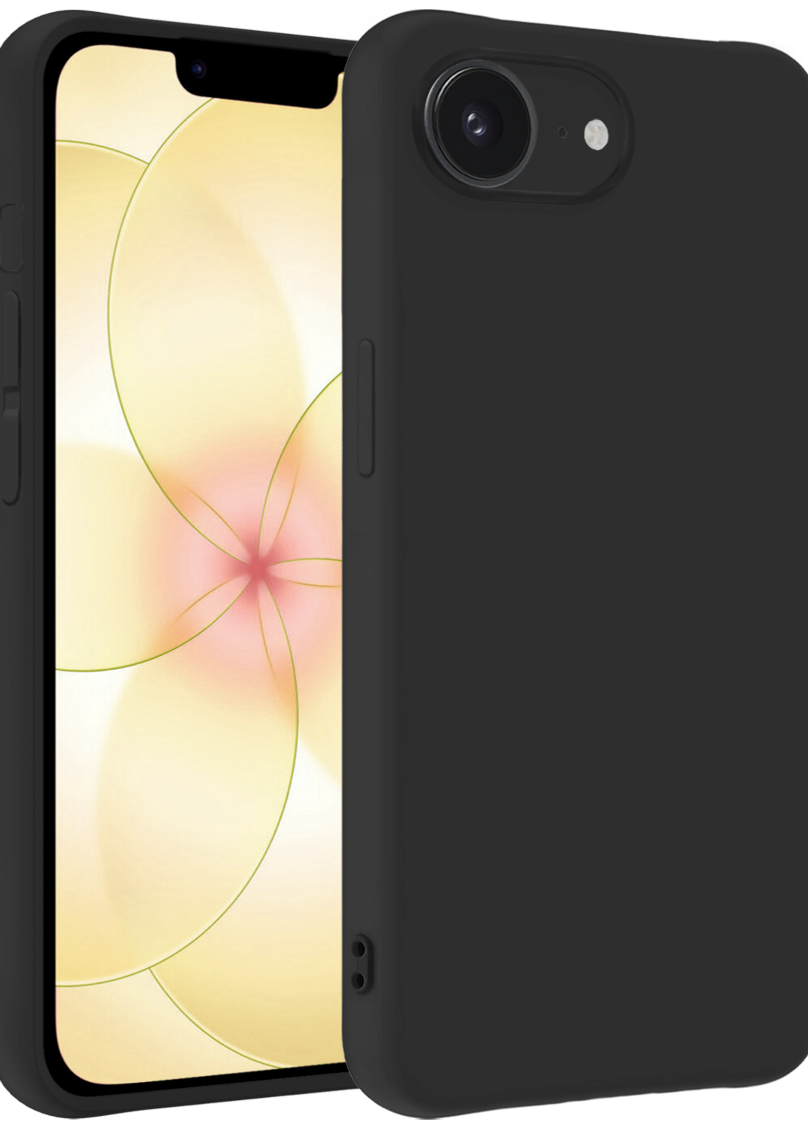 LUQ LUQ iPhone 17e Hoesje Siliconen - Zwart