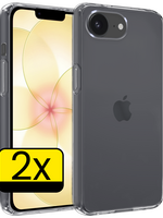 LUQ LUQ iPhone 17e Hoesje Siliconen - Transparant - 2 PACK