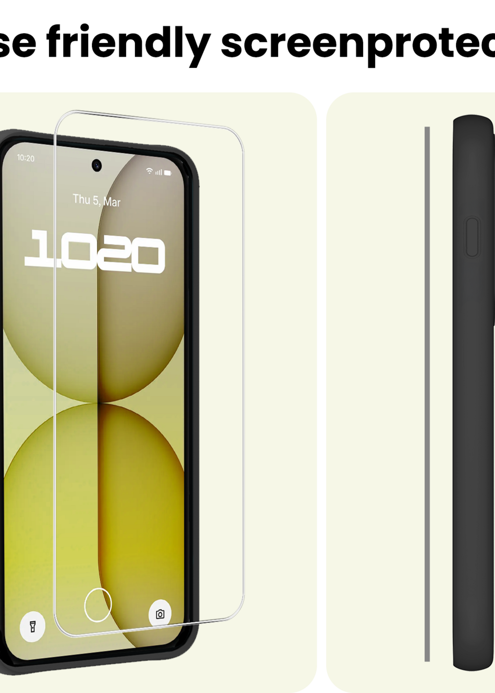 LUQ LUQ Nothing Phone (4a) Screenprotector Glas