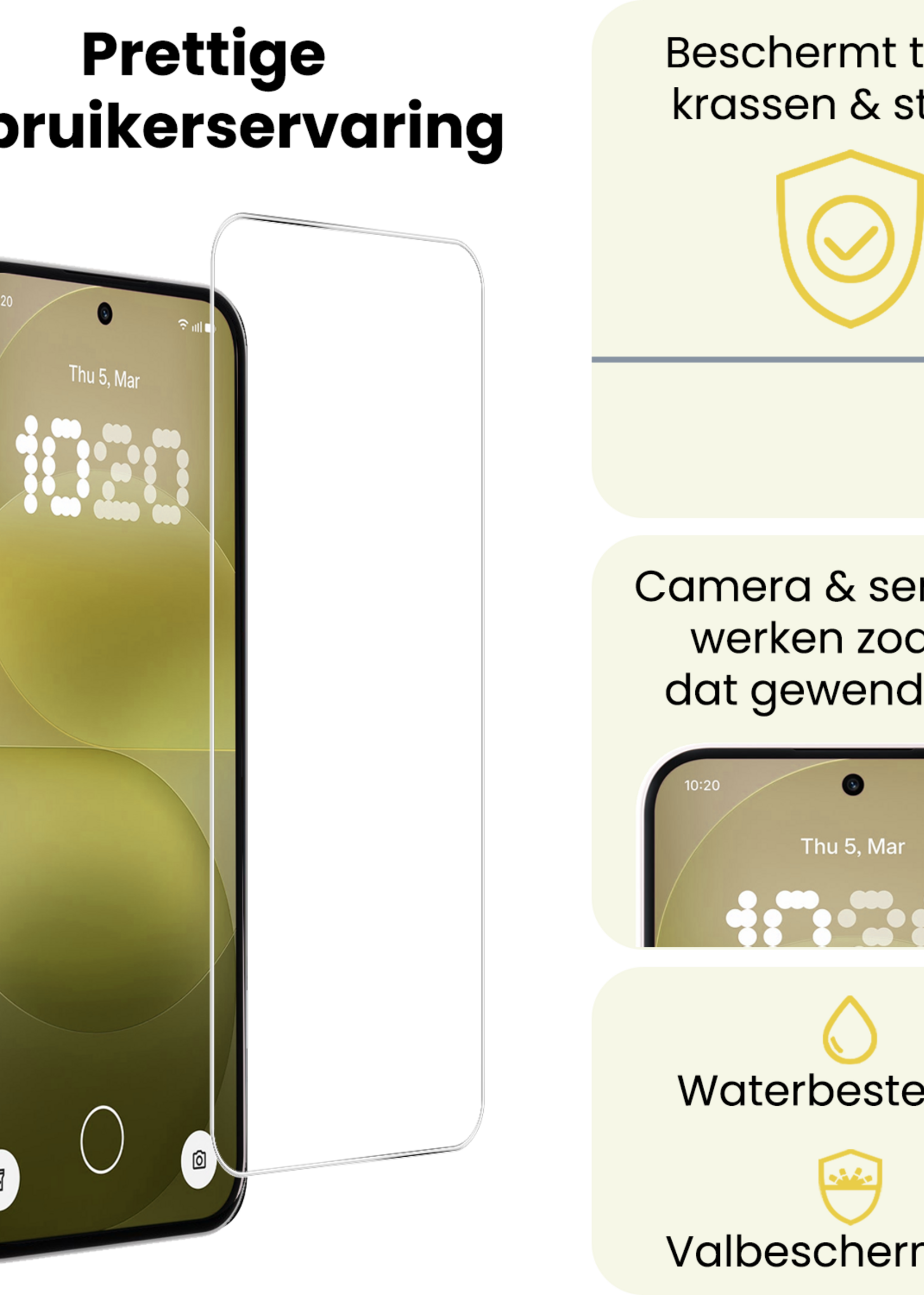 LUQ LUQ Nothing Phone (4a) Pro Screenprotector Glas