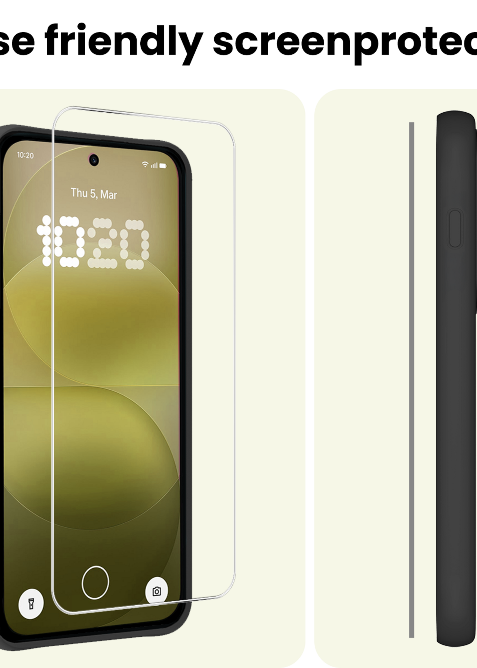 LUQ LUQ Nothing Phone (4a) Pro Screenprotector Glas