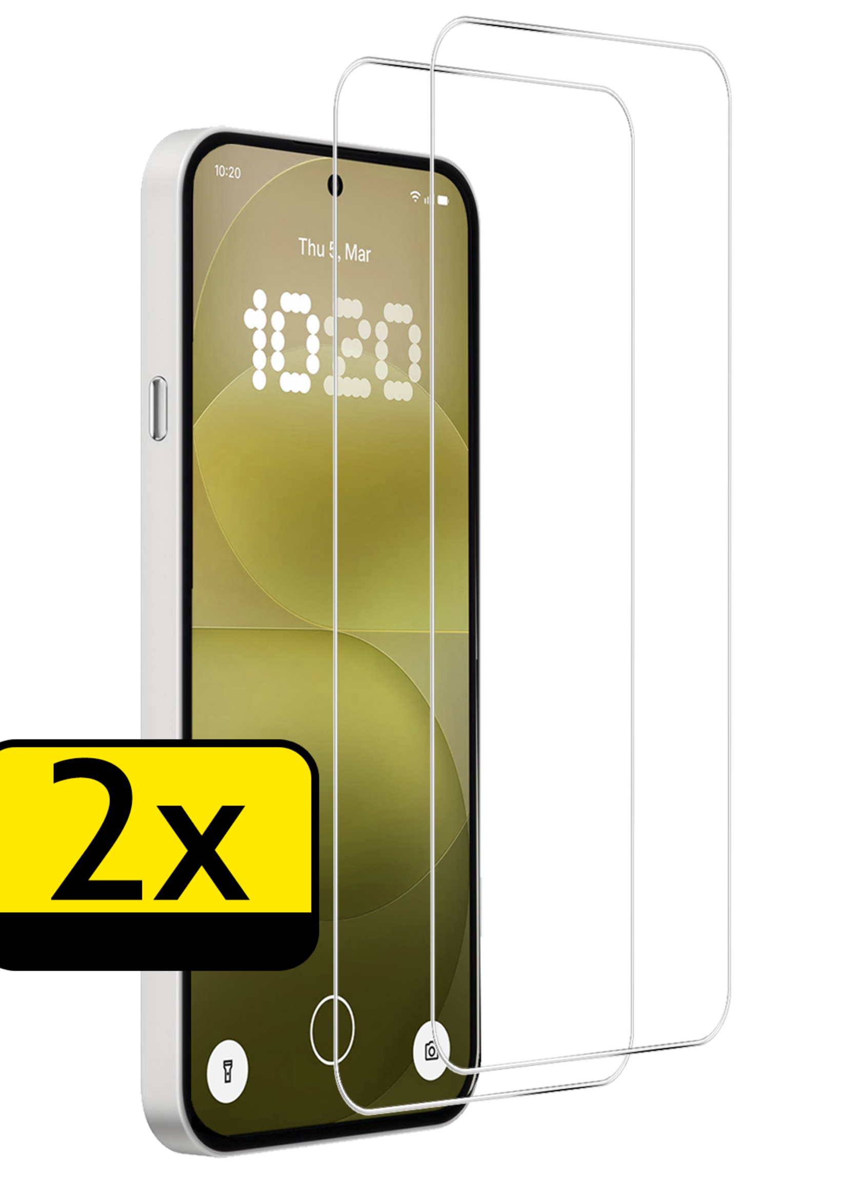 LUQ LUQ Nothing Phone (4a) Pro Screenprotector Glas  - 2 PACK