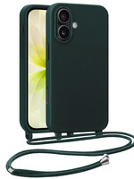 LUQ LUQ iPhone 17 Hoesje met Koord - Donkergroen