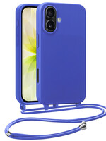 LUQ LUQ iPhone 17 Hoesje met Koord - Fel Blauw