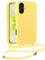 LUQ LUQ iPhone 17 Hoesje met Koord - Geel