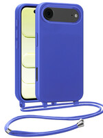 LUQ LUQ iPhone Air Hoesje met Koord - Fel Blauw