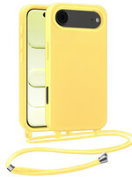 LUQ LUQ iPhone Air Hoesje met Koord - Geel