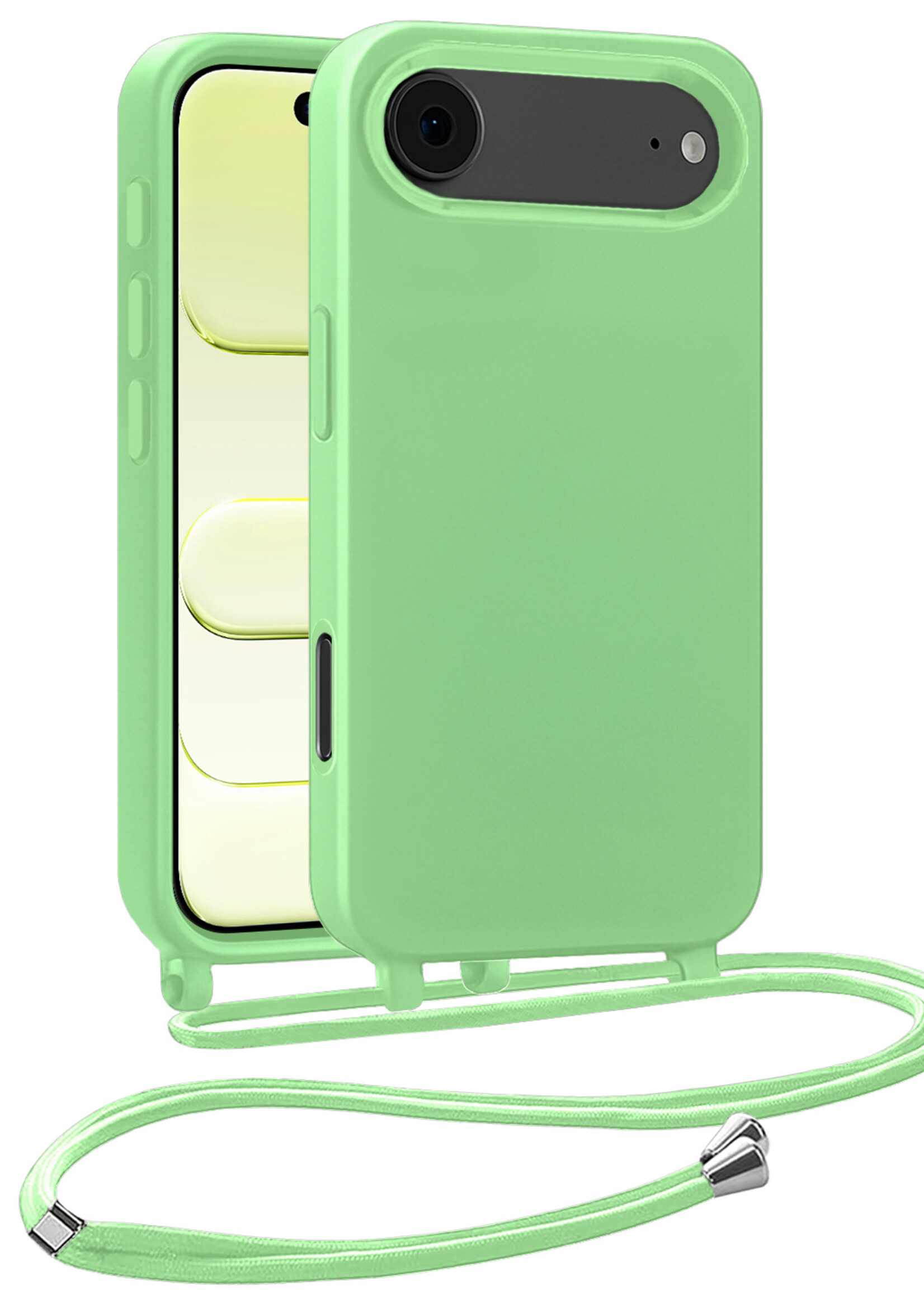 LUQ LUQ iPhone Air Hoesje met Koord - Groen