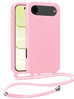 LUQ LUQ iPhone Air Hoesje met Koord - Lichtroze