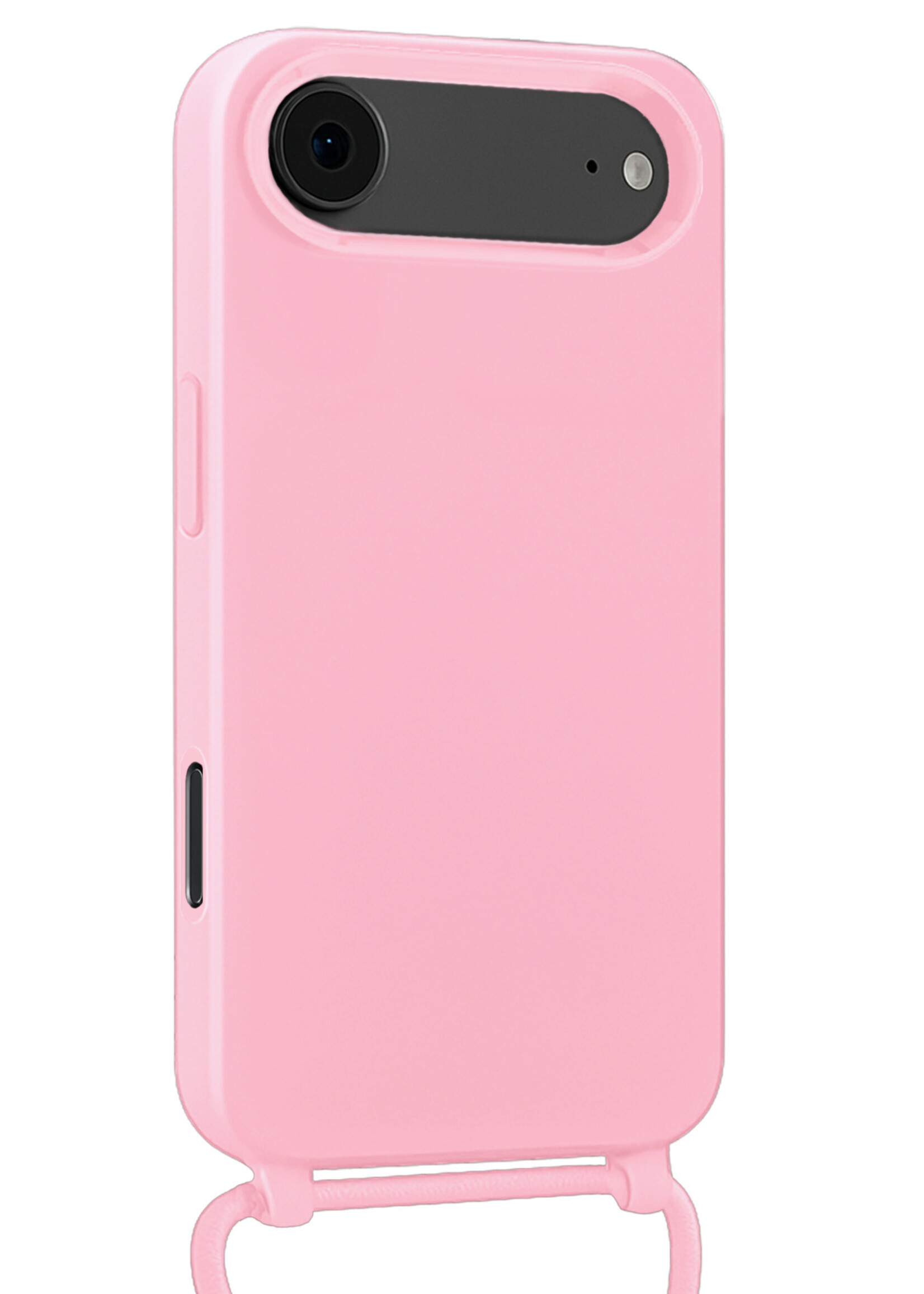 LUQ LUQ iPhone Air Hoesje met Koord - Lichtroze