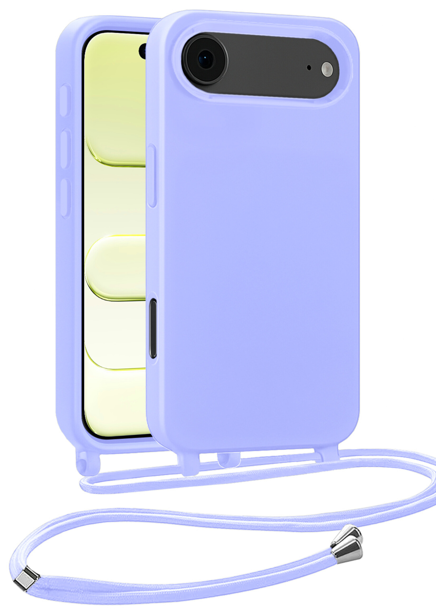 LUQ LUQ iPhone Air Hoesje met Koord - Lila