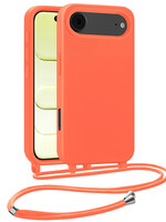 LUQ LUQ iPhone Air Hoesje met Koord - Papaya