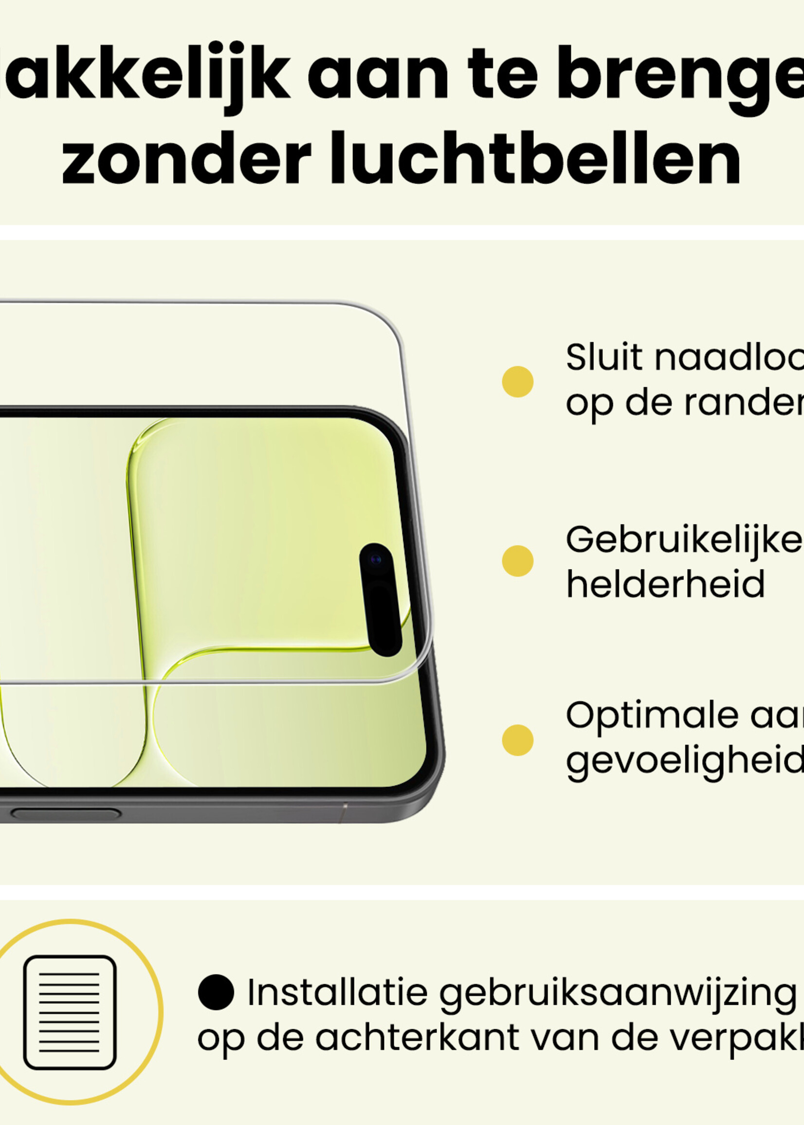 LUQ LUQ iPhone Air Hoesje met Koord Met Screenprotector - Papaya