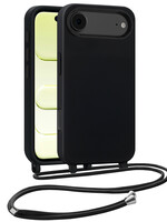 LUQ LUQ iPhone Air Hoesje met Koord - Zwart