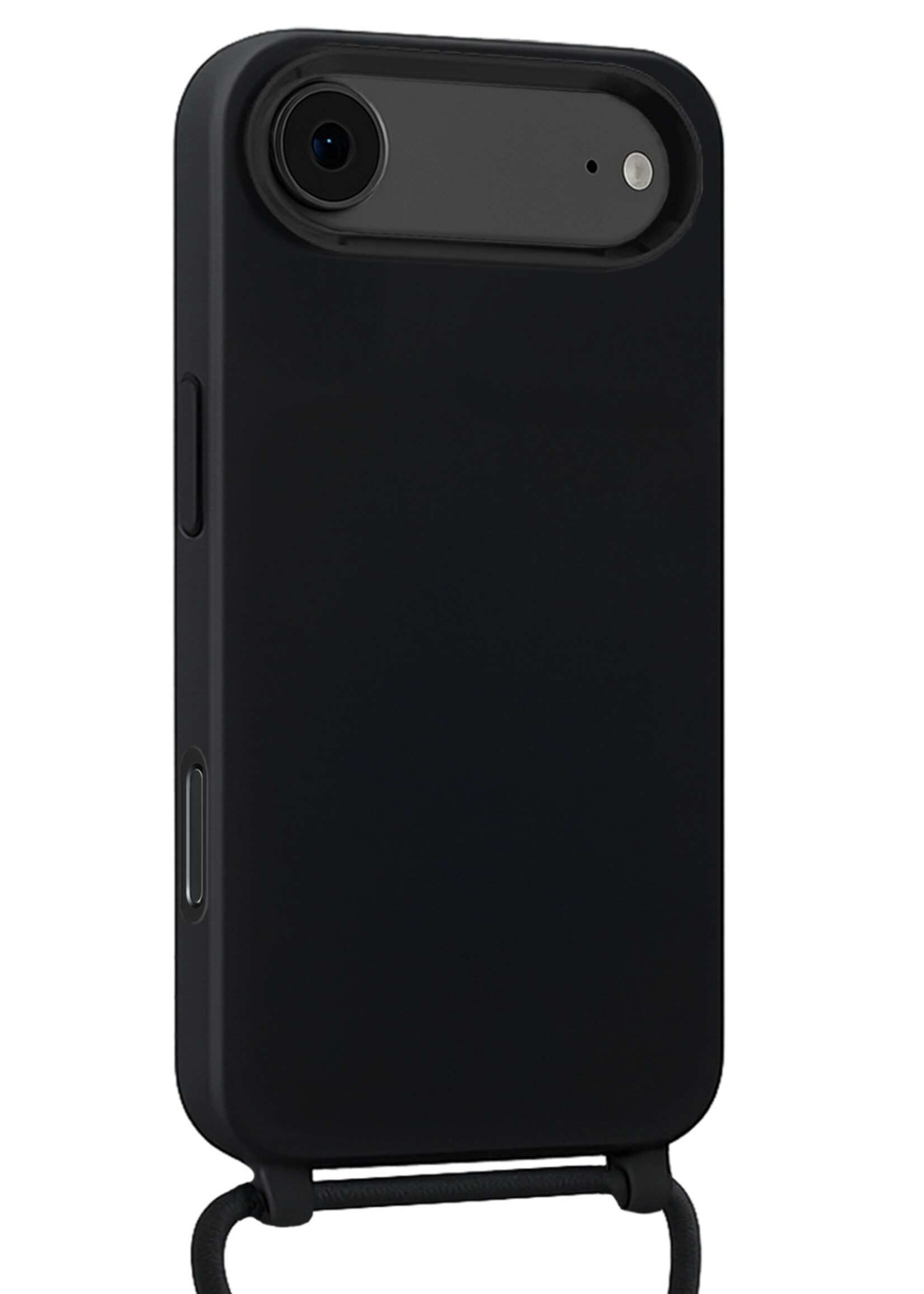 LUQ LUQ iPhone Air Hoesje met Koord - Zwart - 2 PACK