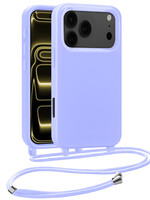 LUQ LUQ iPhone 17 Pro Hoesje met Koord - Lila